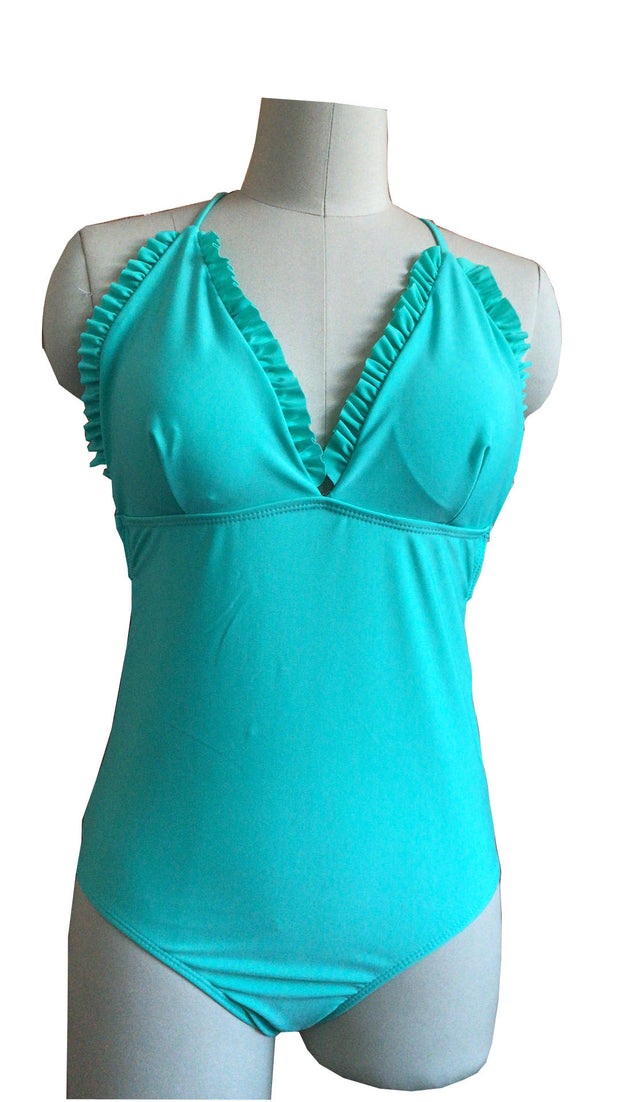 One-piece Ruffled Swimsuit Swimsuit