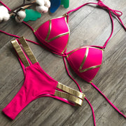 Luxurious Bronzing Bikini - Shimmering Swimwear for Women