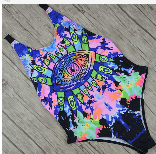 One-piece Ruffled Swimsuit Swimsuit