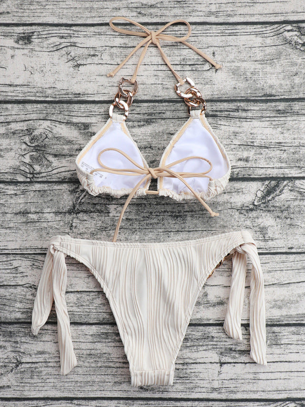 Chic Sexy Two-Piece Bikini Swimsuit for Fashion-Forward Women
