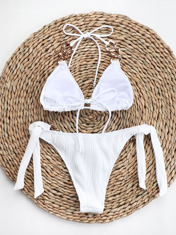 Chic Sexy Two-Piece Bikini Swimsuit for Fashion-Forward Women