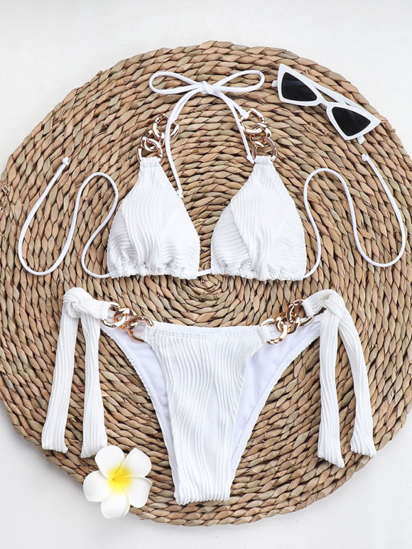 Chic Sexy Two-Piece Bikini Swimsuit for Fashion-Forward Women