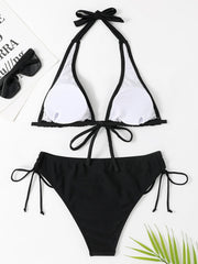 Chic Sexy Strappy Two-Piece Bikini Swimsuit for Women
