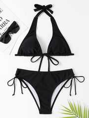 Chic Sexy Strappy Two-Piece Bikini Swimsuit for Women