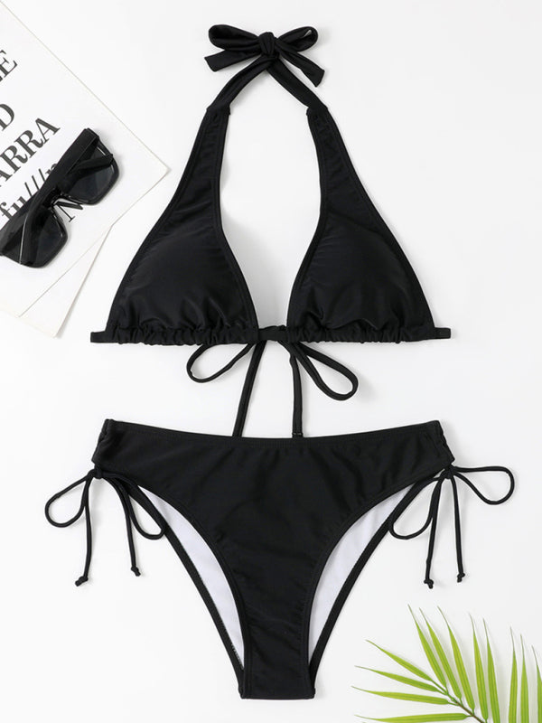Chic Sexy Strappy Two-Piece Bikini Swimsuit for Women