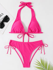 Chic Sexy Strappy Two-Piece Bikini Swimsuit for Women