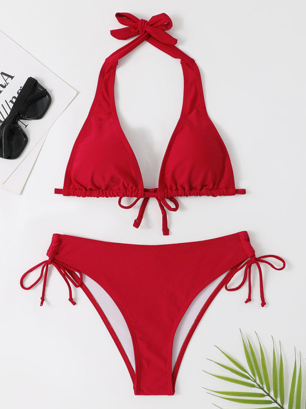 Chic Sexy Strappy Two-Piece Bikini Swimsuit for Women