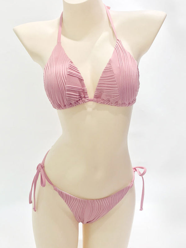 Stunning Sexy Two-Piece Strappy Bikini Swimsuit for Women