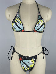 Sexy Strappy Two-Piece Bikini Swimsuit for Women